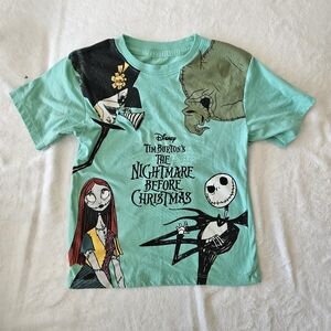 Tim Burton Disney Green Graphic Tee